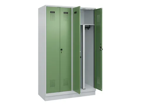 PBM-locker,HxBxD 1950x1200x500mm,4vak,vak B 300mm,draaigrendel