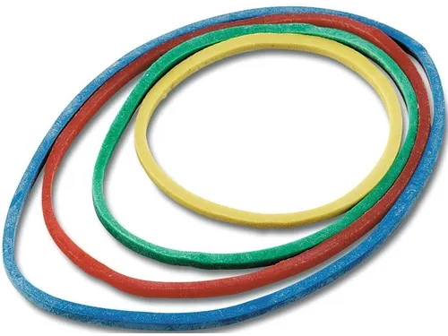 Elastiekjes Kleur 4 Maten 50Gram