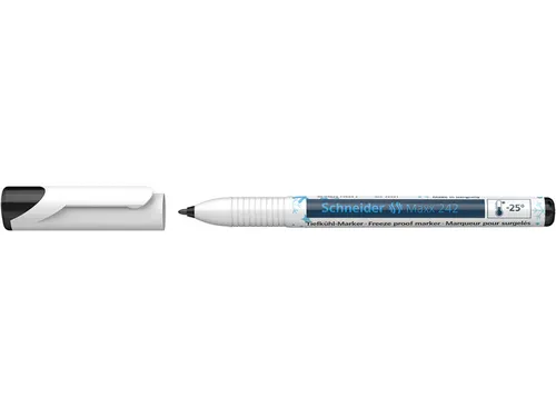 Diepvries marker Schneider Maxx 242 op blister zwart
