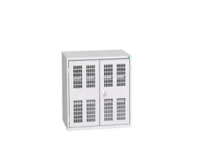 universele kast,HxBxD 900x800x550mm,2xStalen bodem,draaigrendelslot