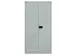 Armoire portes battantes 1806x914x400mm 3 tablettes acier argent