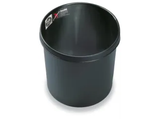 Prullenmand Moeilijk Ontvlambaar 12 Liter 270X267Mm Zwart Kunststof - 1