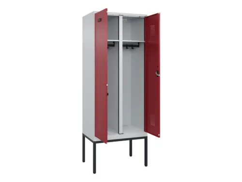 locker voor scheiding van kleding,HxBxD 2120x800x500mm,2vak