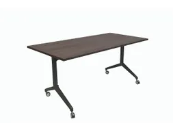 Schaffenburg Klaptafel 140x80cm Blad Logan Eik 25mm Frame Zwart