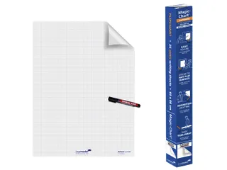 Legamaster Magic-Chart flipchart folie 60x80cm Wit met ruit 25 vel