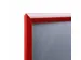 Cadre clipsable A2 Coins biseautés Rouge 25mm
