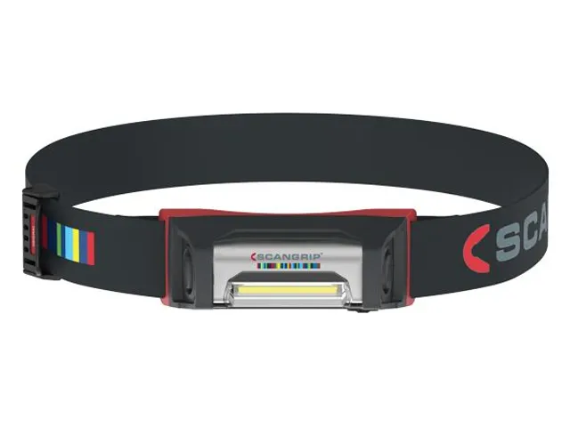 hoofdlamp,COB-LED,25-250lumen,hoofdband,sensor,straalhoek 120 °,accu