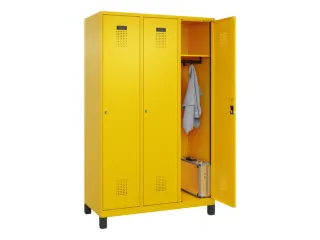 locker,HxBxD 1950x1200x500mm,3vak,vak B 400mm,cil.-slot,voeten - 1