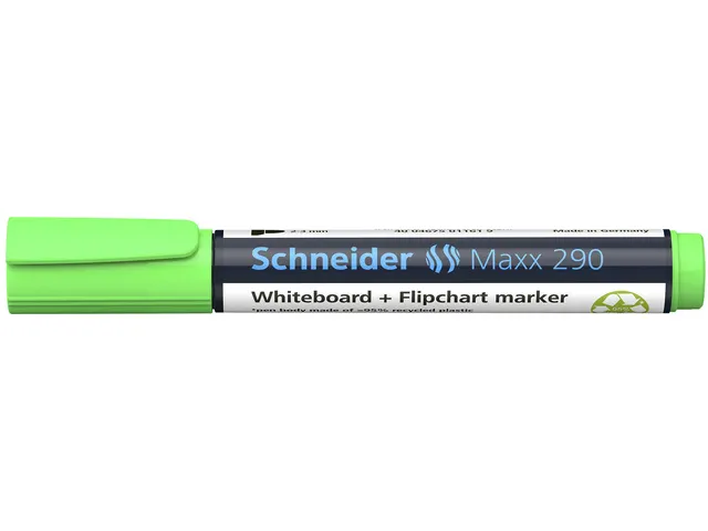 Boardmarker Schneider Maxx 290 ronde punt licht groen 2-3mm