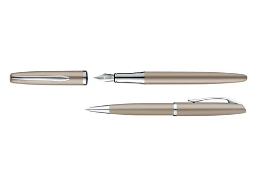 Schrijfset Pelikan Jazz Noble Elegance K36+P36 medium taupe