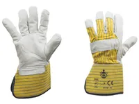 Lederen werkhandschoenen