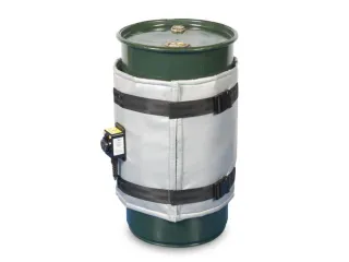 Verwarmingsmantel,V. 60L Vat,Buiten Glasvezel/Silicone,Zilverkleurig - 1