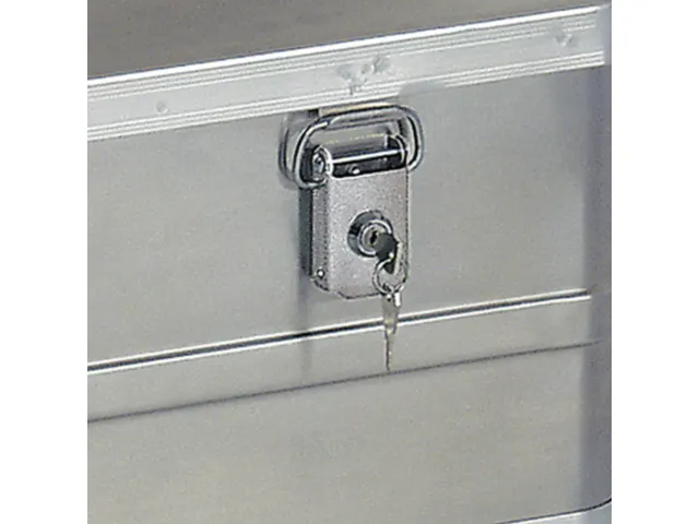 insteek-cilinderslot,v. Aluminium transportbox