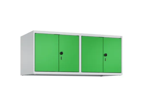 opzetkast,v. locker voor scheiding van kleding,4vak.,vak B 300mm