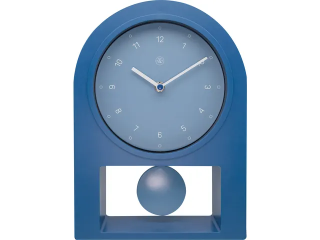 Tafelklok nXt Swing Table 30x20cm blauw