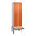 locker met bank,HxBxD 2120x600x815mm,2vak,vak B 300mm,cil.-slot