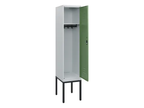 locker,HxBxD 1950x400x500mm,1vak,vak B 400mm,cil.-slot,voetonderstel