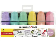 Markeerstift Eberhard Faber mini pastel etui 6st.