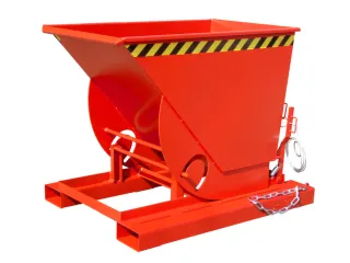kiepbak,HxLxB 1070x1420x1008mm,0,5m³,draagverm. 1000kg,RAL3000 - 2