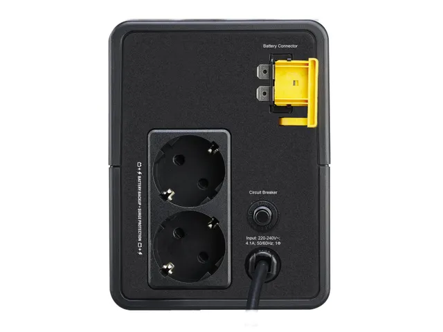 APC Back-UPS BVX900LI-GR Noodstroomvoeding - 900VA, 2x stopcontact