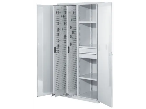 verticale kast,HxBxD 1950x1000x600mm,vleugeldeur,RAL5010