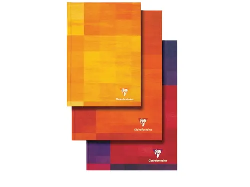Notitieboek Clairefontaine Matris A4 192blz 90gr lijn assorti