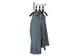 Pro-line Wandgarderobe 3 hangers zwart grijs