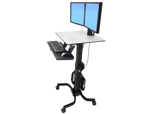 Workfit-C Sit-Stand Dual LCD Black.