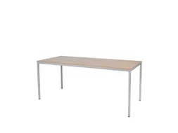 Domino Basic Tafel Vaste Hoogte 1800x800mm Hav/Kers 25mm Alu 4-Poots
