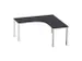 bureau à retour à hauteur réglable,HxlxP 720-840x1600x1600mm,CC-noi