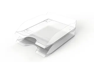 Brievenbakje Stapelbaar Basic A4 Transparant - 2