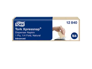 Tork 12840 Xpressnap dispenserservet naturel 1-laags - 5