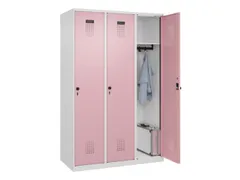 locker,HxBxD 1850x1200x500mm,3vak,vak B 400mm,draaigrendel