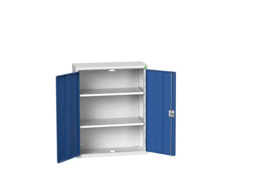 wandkast 1000x800x350mm 2xStalen bodem sokkel Ral 7035 front Ral 5010