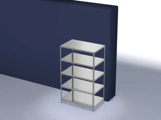 magazijnstelling,grondveld,HxBxD 2000x1300x800mm,vaklast 200kg