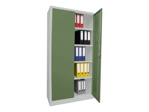 universele kast,HxBxD 1950x1000x400mm,RAL7035,front RAL6011