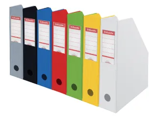 Tijdschriftencassette Esselte VIVIDA opvouwbaar A4 zwart - 3