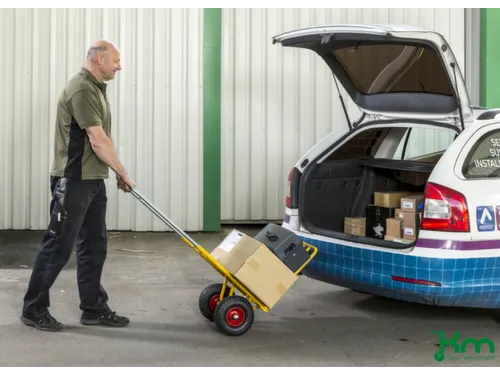 steekwagen,draagverm. 150kg,steekplaat BxD 345x500mm