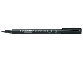Viltstift Staedtler OHP Lumocolor 313 Zwart Super fijn 0.4mm - 1