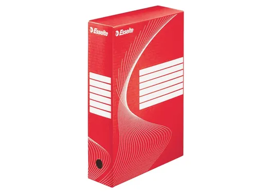 Archiefdoos Esselte Boxycolor 80mm 352x250mm rood