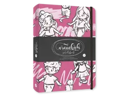 Schetsboek CreaChick Raspberry 108 pagina's 200 gram