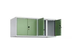 opzetkast,v. locker voor scheiding van kleding,4vak.,vak B 300mm