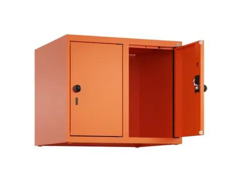 opzetkast,v. locker,2vak.,vak B 300mm,HxBxD 500x600x500mm,draaigrendel