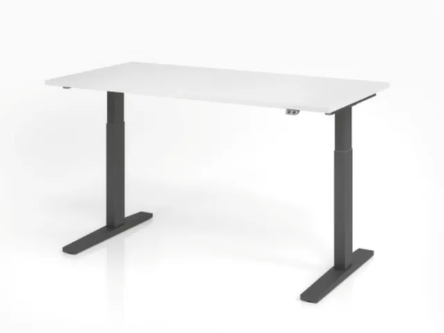 Av. régl. él. hauteur bureau assis/debout,HxlxP 700-1200x1600x800mm