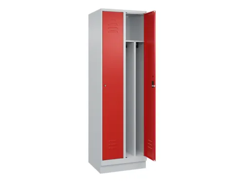 locker voor scheiding van kleding,HxBxD 1950x600x500mm,2vak
