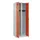 locker voor scheiding van kleding,HxBxD 1850x600x500mm,2vak