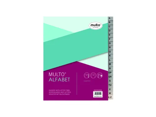 Tabbladen Multo 7052020 A5 17-Gaats Pp A-z Grijs