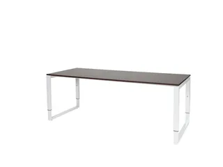 Domino Plus Bureau Hoogte Verstelbaar 2000x800mm Logan Eiken Wit - 1