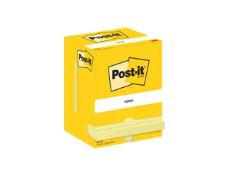 Memoblok Post-it 657 76x102mm geel 12 stuks - 3