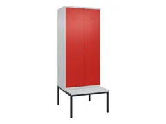 locker voor scheiding van kleding,HxBxD 2120x800x815mm,2vak
